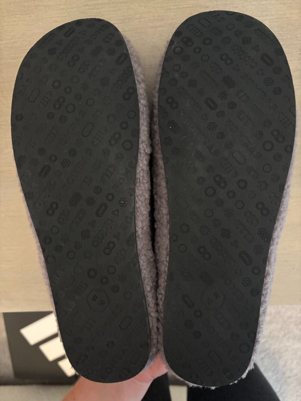Bombas Sunday Slippers Women's Size 10 Lavender Gray Cozy House Shoes - Picture 2 of 6